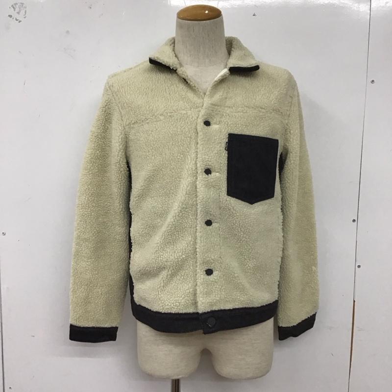 リーバイス Levi s ジャケット、上着 ジャケット、ブレザー フリースジャケット 前ボタン アウター カラージャケット S 無地 白 / ホワイト /  メンズ USED 古着 中古 10127139