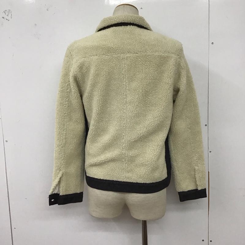 リーバイス Levi s ジャケット、上着 ジャケット、ブレザー フリースジャケット 前ボタン アウター カラージャケット S 無地 白 / ホワイト /  メンズ USED 古着 中古 10127139