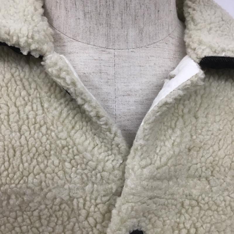 リーバイス Levi s ジャケット、上着 ジャケット、ブレザー フリースジャケット 前ボタン アウター カラージャケット S 無地 白 / ホワイト /  メンズ USED 古着 中古 10127139