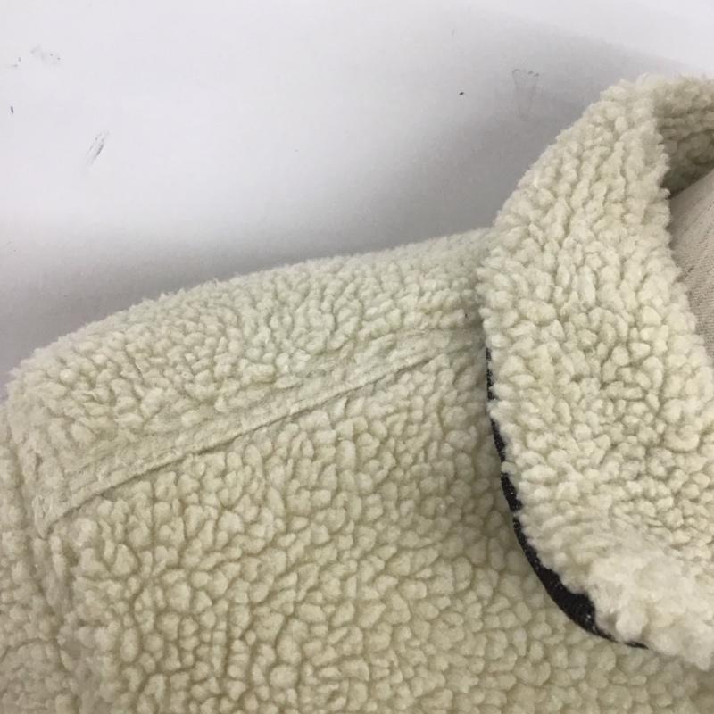 リーバイス Levi s ジャケット、上着 ジャケット、ブレザー フリースジャケット 前ボタン アウター カラージャケット S 無地 白 / ホワイト /  メンズ USED 古着 中古 10127139