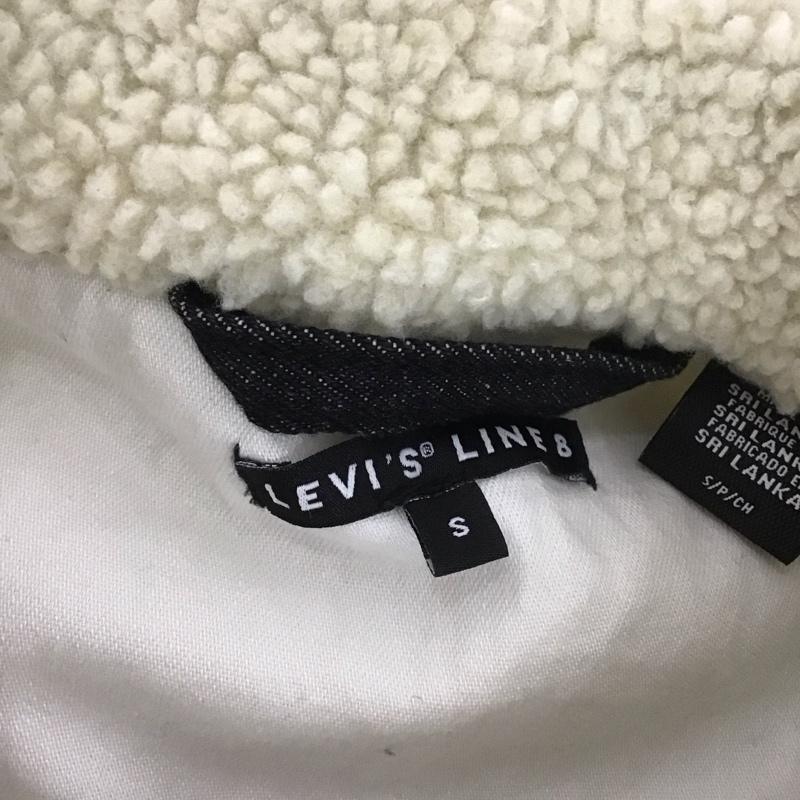 リーバイス Levi s ジャケット、上着 ジャケット、ブレザー フリースジャケット 前ボタン アウター カラージャケット S 無地 白 / ホワイト /  メンズ USED 古着 中古 10127139