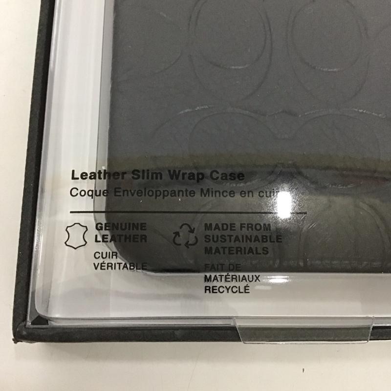 コーチ COACH ファッション小物 ファッション小物 CIPH-133-BLKEB iPhoneケース iPhone 14 Pro Max Slim Wrap ロゴ、文字 黒 / ブラック /  レディース USED 古着 中古 10127140