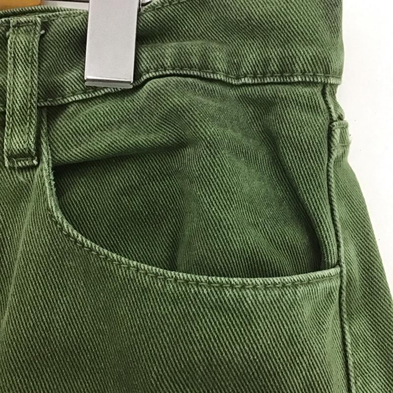 ザラ ZARA パンツ ワークパンツ、ペインターパンツ ワークパンツ ワイドパンツ カジュアルパンツ 無地 カーキ / カーキ /  メンズ USED 古着 中古 10127146