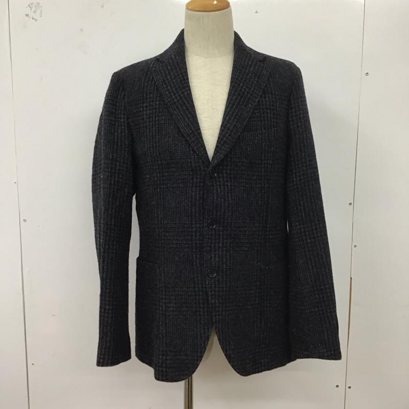 ビームス ハート BEAMS HEART ジャケット、上着 ジャケット、ブレザー 長袖ジャケット アウター 前ボタン カラージャケット XL チェック 紺 / ネイビー /  メンズ USED 古着 中古 10127147