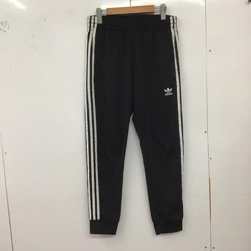 アディダス adidas パンツ ワークパンツ、ペインターパンツ cw1275 スリーストライプスパンツ ジャージ M ロゴ、文字 黒 / ブラック /  メンズ USED 古着 中古 10127150