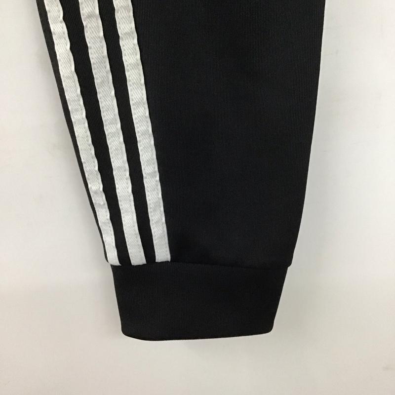 アディダス adidas パンツ ワークパンツ、ペインターパンツ cw1275 スリーストライプスパンツ ジャージ M ロゴ、文字 黒 / ブラック /  メンズ USED 古着 中古 10127150