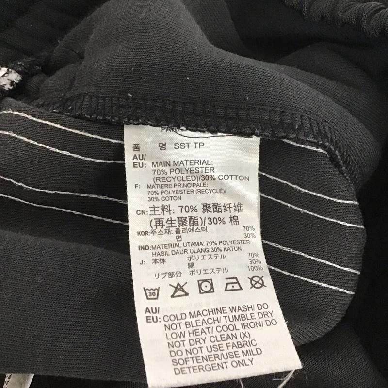 アディダス adidas パンツ ワークパンツ、ペインターパンツ cw1275 スリーストライプスパンツ ジャージ M ロゴ、文字 黒 / ブラック /  メンズ USED 古着 中古 10127150
