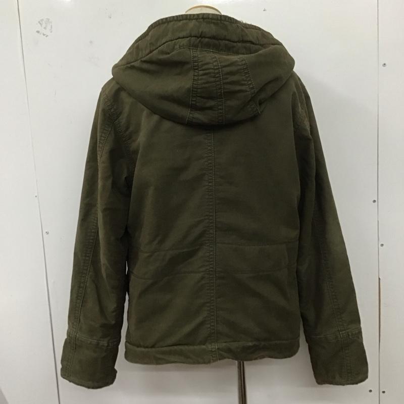 アバクロンビーアンドフィッチ ABERCROMBIE&FITCH ジャケット、上着 ジャケット、ブレザー ジップアップジャケット アウター ミリタリージャケット S 無地 カーキ / カーキ /  メンズ USED 古着 中古 10127153