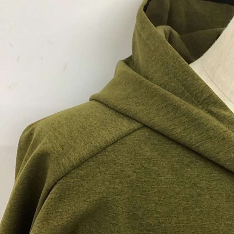 アスレタ ATHLETA パーカー 長袖 ジップアップパーカー 長袖パーカー カジュアルジャケット L ロゴ、文字 カーキ / カーキ /  メンズ USED 古着 中古 10127156