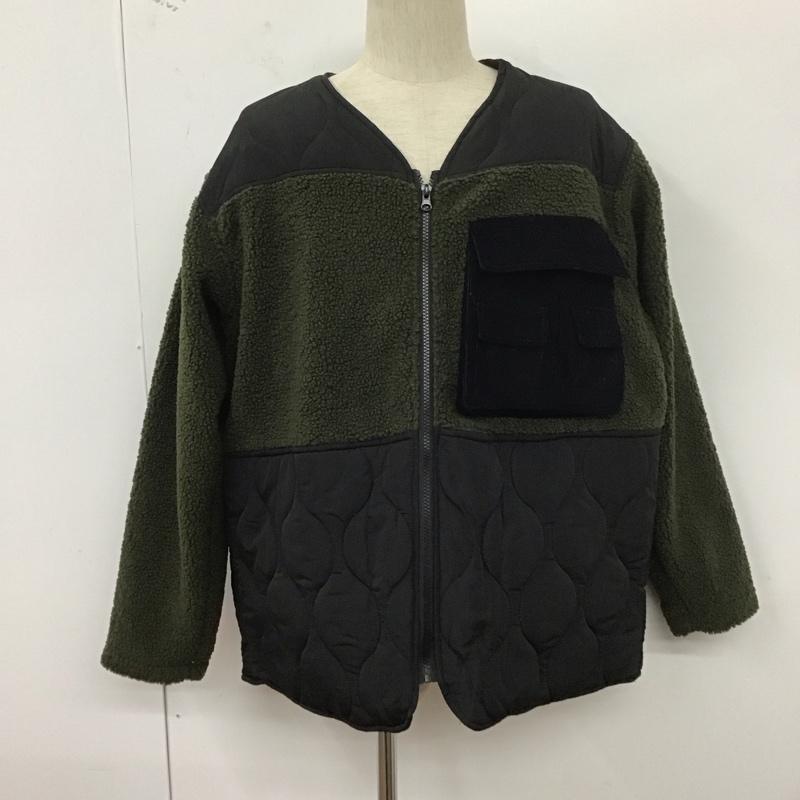 古着 USED ジャケット、上着 ジャケット、ブレザー ジップアップジャケット アウター 古着 ever90s M 無地 カーキ / カーキ /  メンズ USED 古着 中古 10127157