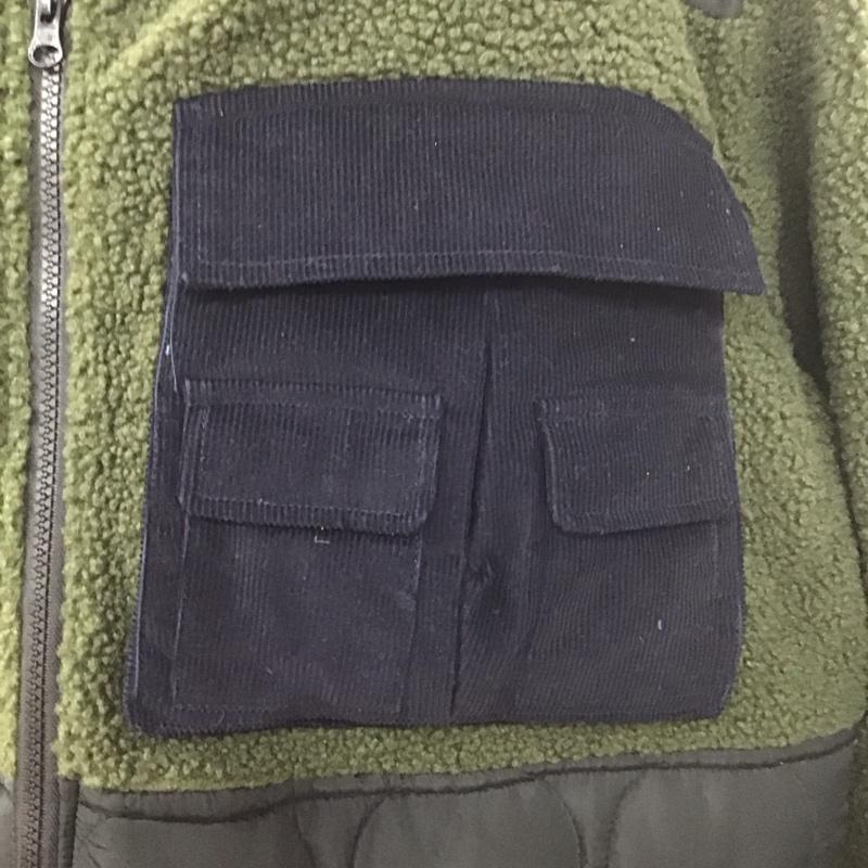 古着 USED ジャケット、上着 ジャケット、ブレザー ジップアップジャケット アウター 古着 ever90s M 無地 カーキ / カーキ /  メンズ USED 古着 中古 10127157