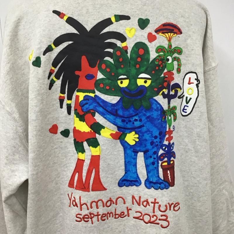 フリークスストア FREAK S STORE トレーナー 長袖 長袖トレーナー スウェット スタンドネック プルオーバー XL プリント 灰 / グレー /  メンズ USED 古着 中古 10127159