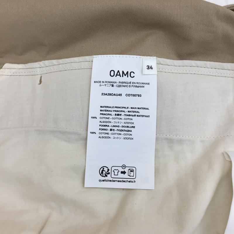 オーエーエムシー OAMC パンツ ワークパンツ、ペインターパンツ OAMC テーパードパンツ　23A28OAU45 34 無地 ベージュ / ベージュ /  メンズ USED 古着 中古 10127161