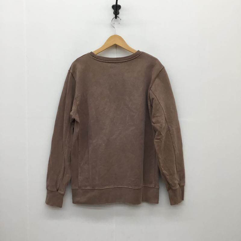 リプレイ REPLAY トレーナー 長袖 REPLAY CREWNECK COTTON SWEAT XL ワンポイント 茶 / ブラウン /  メンズ USED 古着 中古 10127164