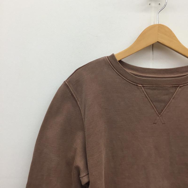 リプレイ REPLAY トレーナー 長袖 REPLAY CREWNECK COTTON SWEAT XL ワンポイント 茶 / ブラウン /  メンズ USED 古着 中古 10127164