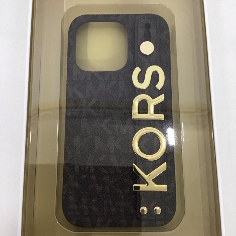 マイケルコース MICHAEL KORS ファッション小物 ファッション小物 MKSRBRWWPIP2261P iPhone 14 Pro iPhoneケース ベルト付 ロゴ、文字 茶 / ブラウン /  レディース USED 古着 中古 10127176