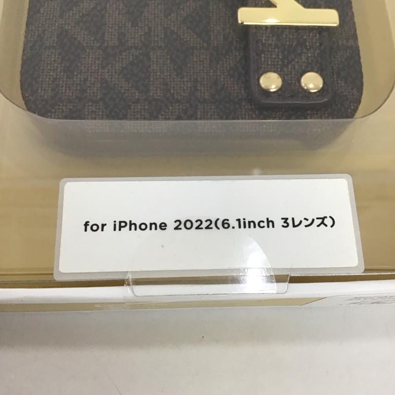 マイケルコース MICHAEL KORS ファッション小物 ファッション小物 MKSRBRWWPIP2261P iPhone 14 Pro iPhoneケース ベルト付 ロゴ、文字 茶 / ブラウン /  レディース USED 古着 中古 10127177