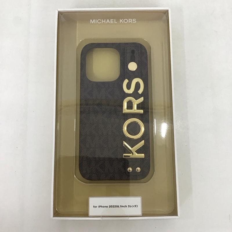 マイケルコース MICHAEL KORS ファッション小物 ファッション小物 MKSRBRWWPIP2261P iPhone 14 Pro iPhoneケース ベルト付 ロゴ、文字 茶 / ブラウン /  レディース USED 古着 中古 10127179