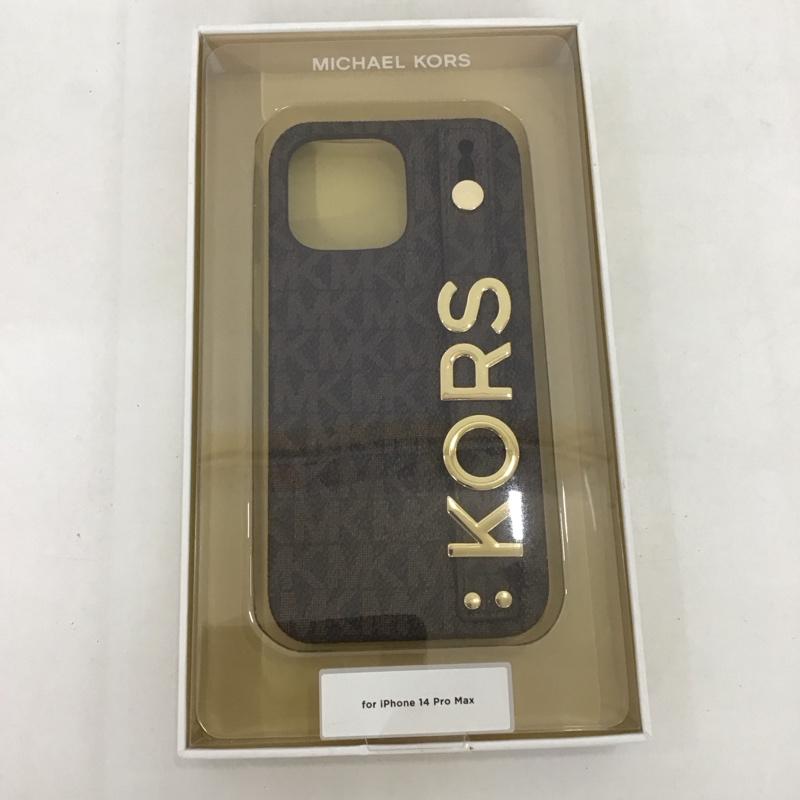 マイケルコース MICHAEL KORS ファッション小物 ファッション小物 MKSRBRWWPIP2267 iPhone 14 Pro MAX iPhoneケース ロゴ、文字 茶 / ブラウン /  レディース USED 古着 中古 10127182