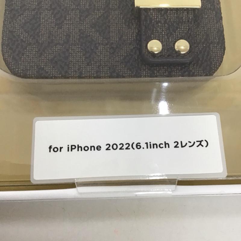 マイケルコース MICHAEL KORS ファッション小物 ファッション小物 MKSRBRWWPIP2261 Slim Wrap Case Stand & Ring iPhone 14 iPhoneケース ロゴ、文字 茶 / ブラウン /  レディース USED 古着 中古 10127191