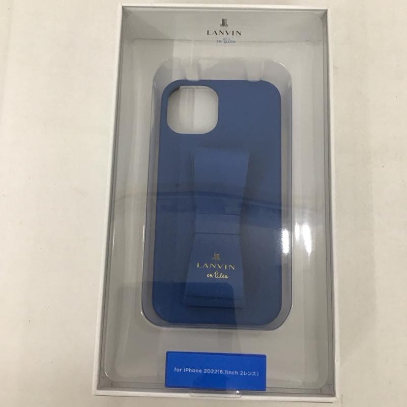 ランバン LANVIN ファッション小物 ファッション小物 LBNVYSRIP2261 リボンバックケース iPhoneケース iPhone 14ケース 無地 青 / ブルー /  レディース USED 古着 中古 10127200