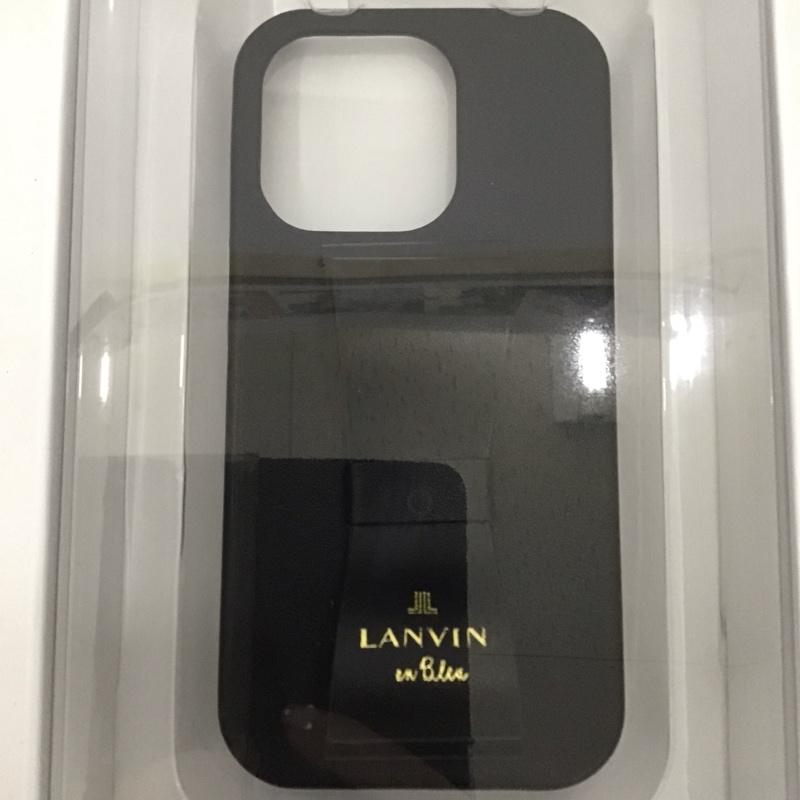 ランバン LANVIN ファッション小物 ファッション小物 LBBLKSRIP2261P iPhoneケース iPhone 14 Proケース 無地 黒 / ブラック /  レディース USED 古着 中古 10127211