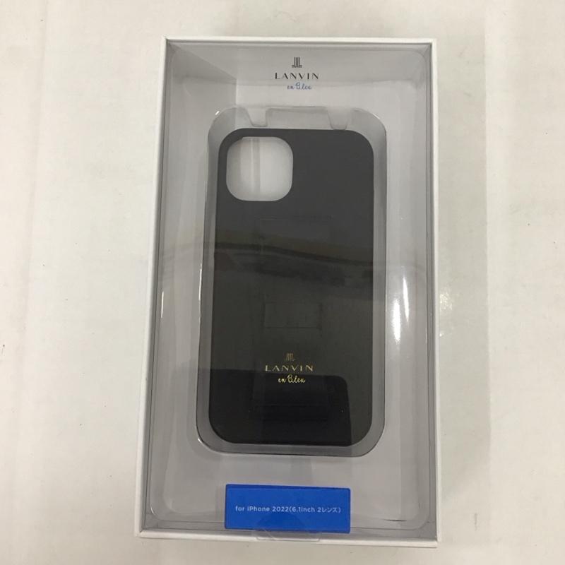 ランバン LANVIN ファッション小物 ファッション小物 LBBLKSRIP2261 iPhoneケース iPhone 14ケース リボンバックケース 無地 黒 / ブラック /  レディース USED 古着 中古 10127218