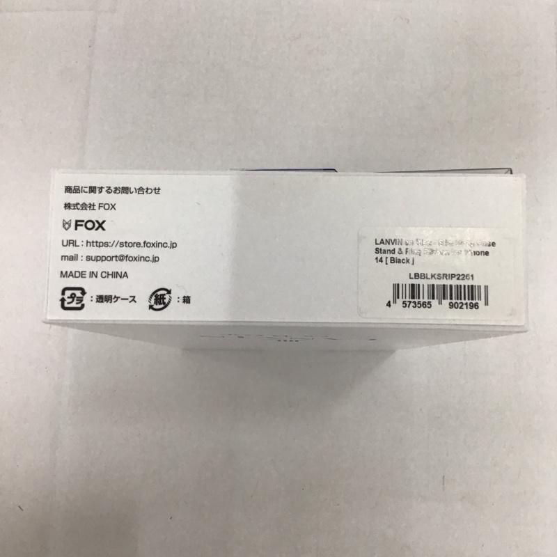 ランバン LANVIN ファッション小物 ファッション小物 LBBLKSRIP2261 iPhoneケース iPhone 14ケース リボンバックケース 無地 黒 / ブラック /  レディース USED 古着 中古 10127218