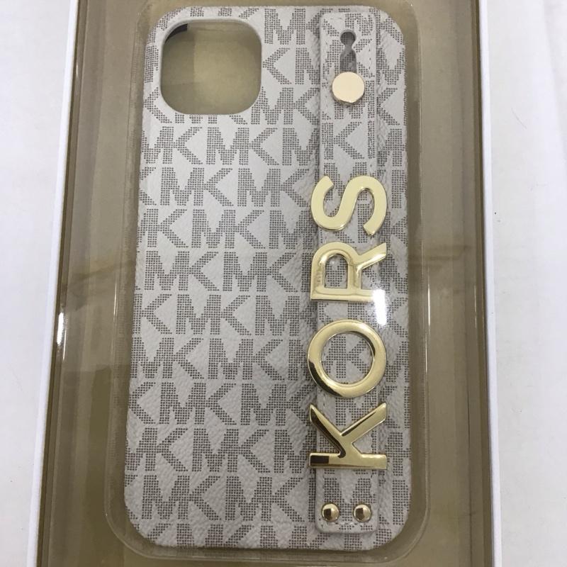マイケルコース MICHAEL KORS ファッション小物 ファッション小物 MKSRVNLWPIP2261M iPhoneケース Slim Wrap Case Stand & Ring iPhone 14 Max ロゴ、文字 ベージュ / ベージュ /  レディース USED 古着 中古 10127230