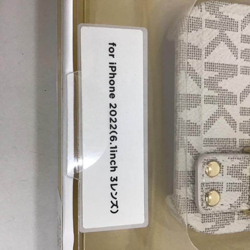 マイケルコース MICHAEL KORS ファッション小物 ファッション小物 MKSRVNLWPIP2261P iPhoneケース Slim Wrap Case Stand & Ring iPhone 14 Pro ロゴ、文字 ベージュ / ベージュ /  レディース USED 古着 中古 10127247