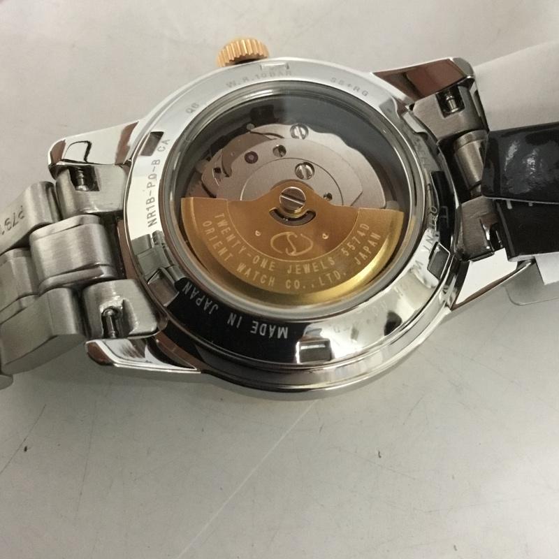 オリエントスター ORIENTSTAR 腕時計 アナログ（自動巻き） WZ0401NR NR1B-PO-B ロゴ、文字 銀 / シルバー /  レディース USED 古着 中古 10127250