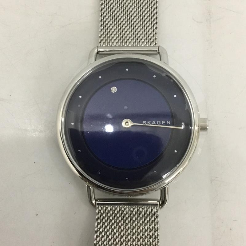 スカーゲン SKAGEN 腕時計 アナログ（クォーツ式） SKW2738 ロゴ、文字 銀 / シルバー /  レディース USED 古着 中古 10127252