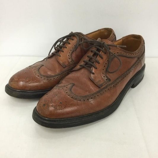 タウンクラフト TOWNCRAFT 革靴 革靴 ウイングチップシューズ 9 1/2 無地 茶 / ブラウン /  メンズ USED 古着 中古 10127255