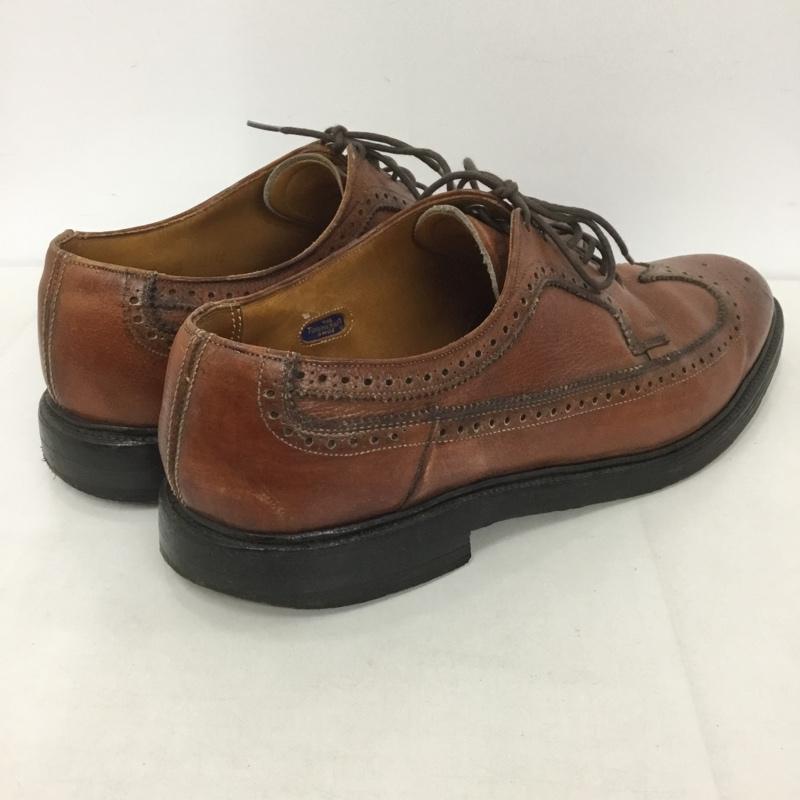 タウンクラフト TOWNCRAFT 革靴 革靴 ウイングチップシューズ 9 1/2 無地 茶 / ブラウン /  メンズ USED 古着 中古 10127255