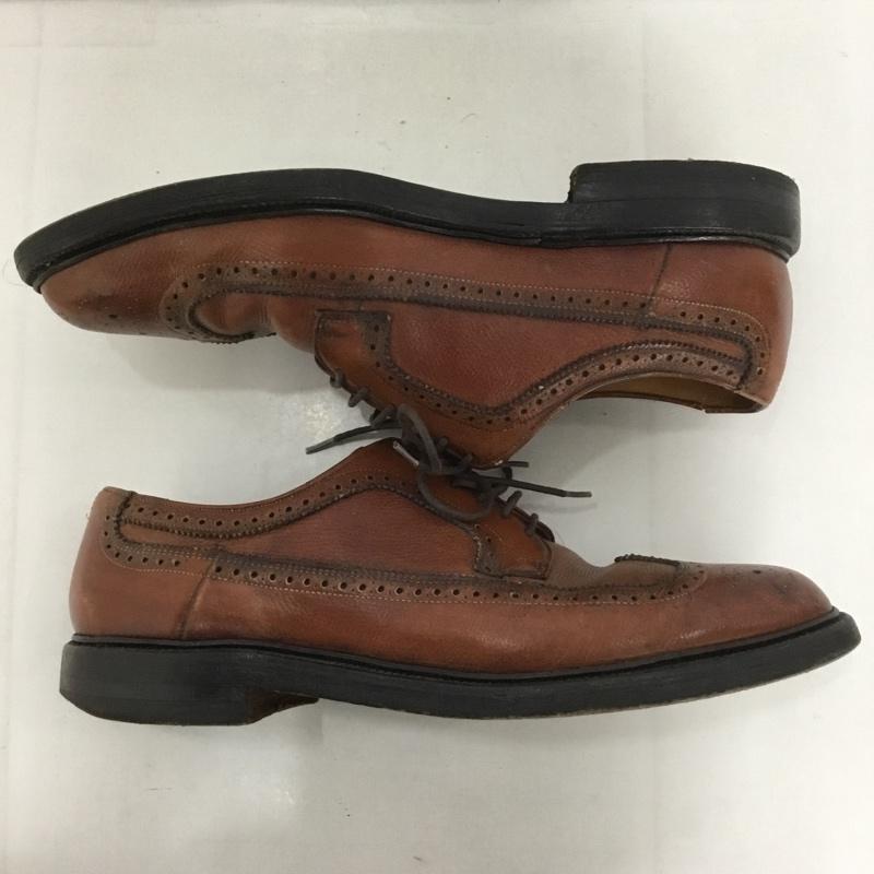 タウンクラフト TOWNCRAFT 革靴 革靴 ウイングチップシューズ 9 1/2 無地 茶 / ブラウン /  メンズ USED 古着 中古 10127255