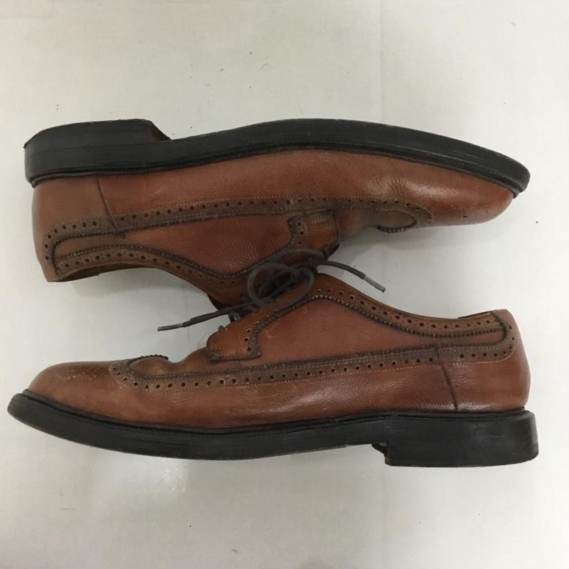 タウンクラフト TOWNCRAFT 革靴 革靴 ウイングチップシューズ 9 1/2 無地 茶 / ブラウン /  メンズ USED 古着 中古 10127255