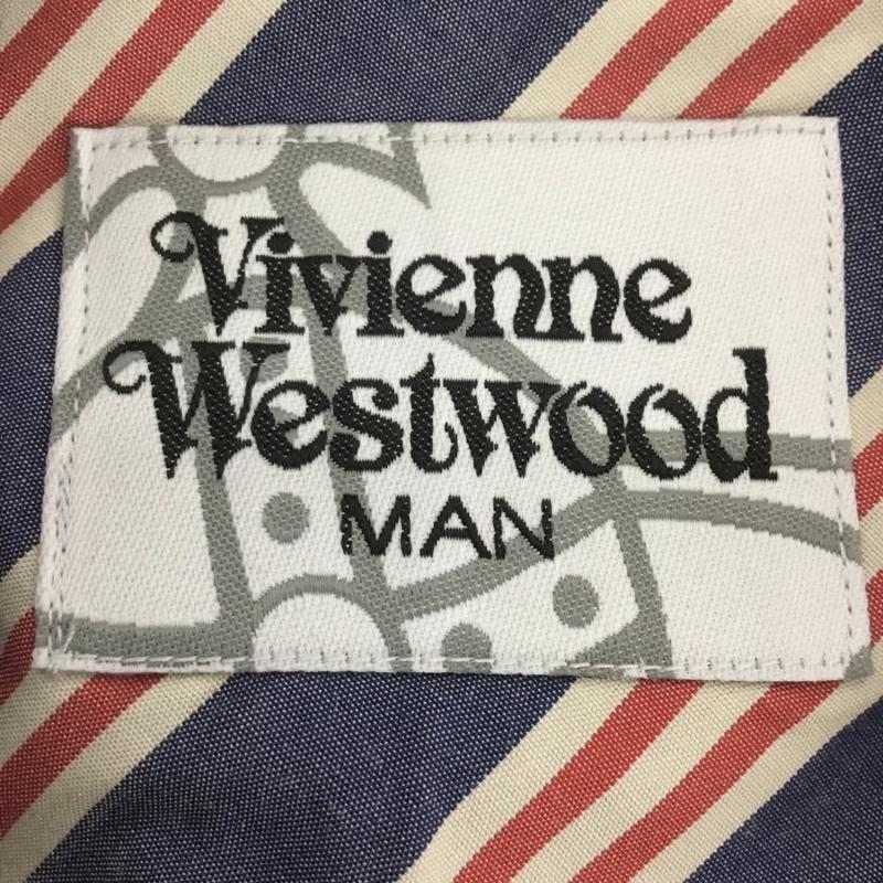 ヴィヴィアンウエストウッドマン Vivienne Westwood MAN ネクタイ ネクタイ ストライプ 紺 / ネイビー / X アイボリー / アイボリー / X 赤 / レッド /  メンズ USED 古着 中古 10127256
