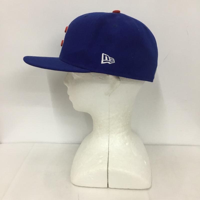 ニューエラ NEW ERA 帽子 キャップ 59FIFTY MLB CUBS カブス 57.7cm ロゴ、文字 青 / ブルー /  メンズ USED 古着 中古 10127259