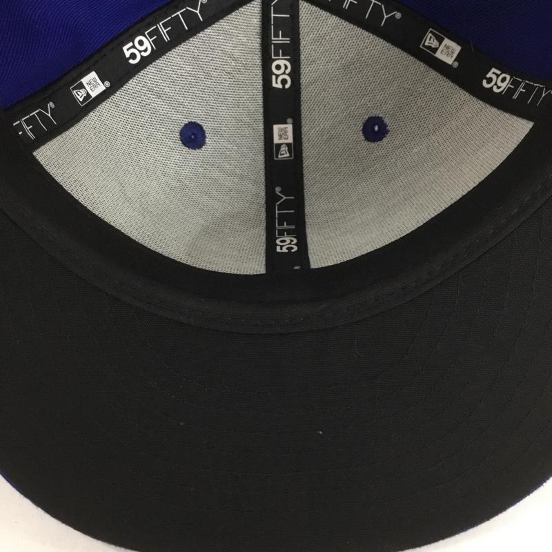 ニューエラ NEW ERA 帽子 キャップ 59FIFTY MLB CUBS カブス 57.7cm ロゴ、文字 青 / ブルー /  メンズ USED 古着 中古 10127259