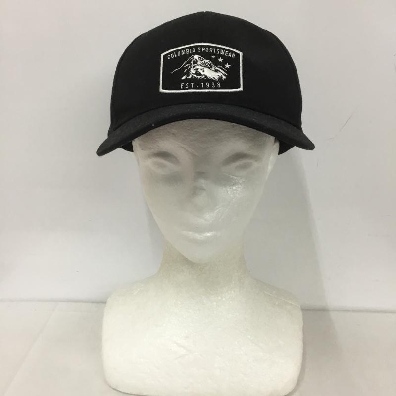 コロンビア Columbia 帽子 キャップ 223 PU5051 ループスパイアーパスキャップ ロゴ、文字 黒 / ブラック /  メンズ USED 古着 中古 10127260