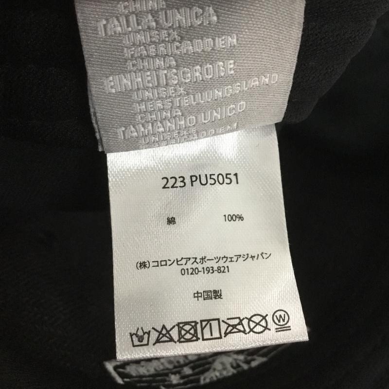 コロンビア Columbia 帽子 キャップ 223 PU5051 ループスパイアーパスキャップ ロゴ、文字 黒 / ブラック /  メンズ USED 古着 中古 10127260