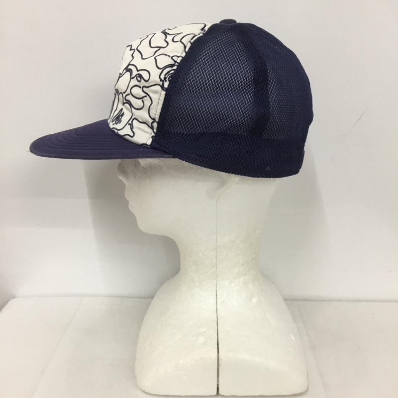 アベイシングエイプ A BATHING APE 帽子 キャップ メッシュキャップ  紺 / ネイビー /  メンズ USED 古着 中古 10127261
