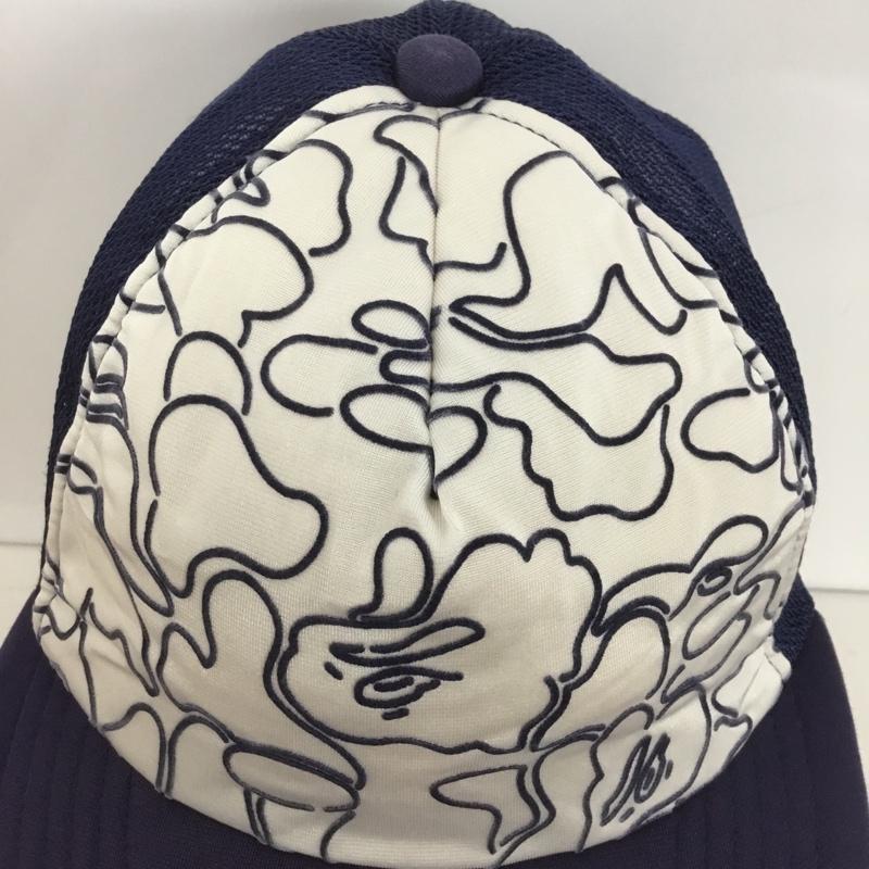 アベイシングエイプ A BATHING APE 帽子 キャップ メッシュキャップ  紺 / ネイビー /  メンズ USED 古着 中古 10127261
