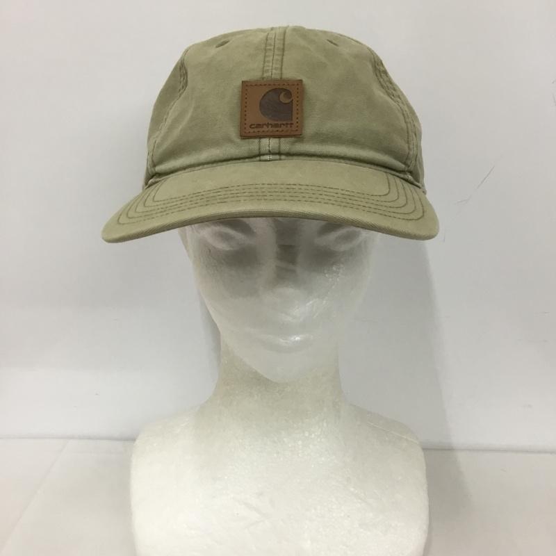 カーハート Carhartt 帽子 キャップ 100289 301 オデッサキャップ コットン ロゴ、文字 ベージュ / ベージュ /  メンズ USED 古着 中古 10127262