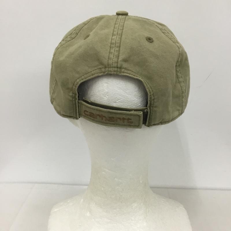 カーハート Carhartt 帽子 キャップ 100289 301 オデッサキャップ コットン ロゴ、文字 ベージュ / ベージュ /  メンズ USED 古着 中古 10127262