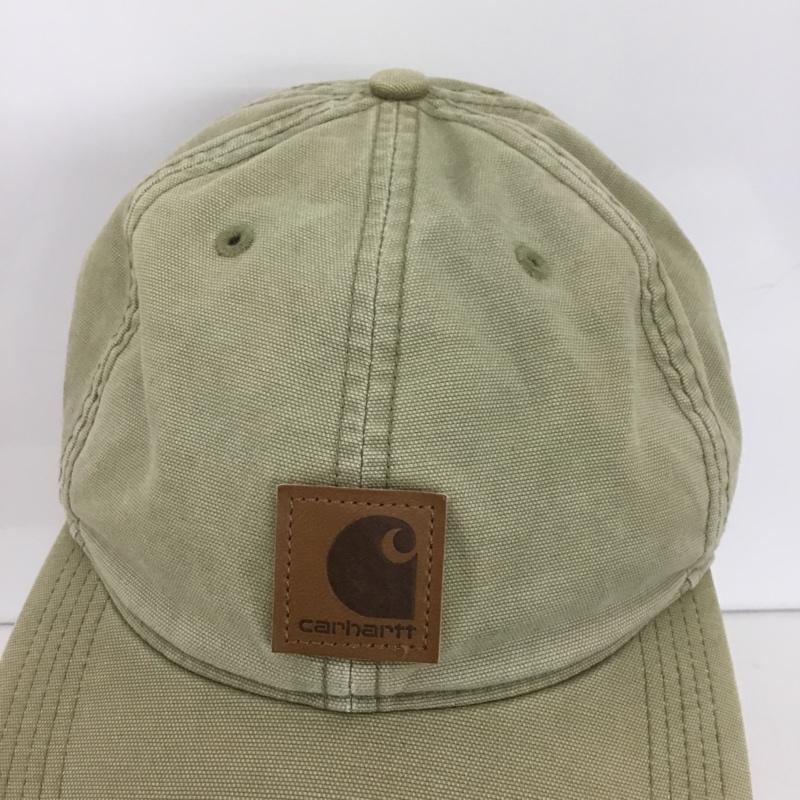 カーハート Carhartt 帽子 キャップ 100289 301 オデッサキャップ コットン ロゴ、文字 ベージュ / ベージュ /  メンズ USED 古着 中古 10127262
