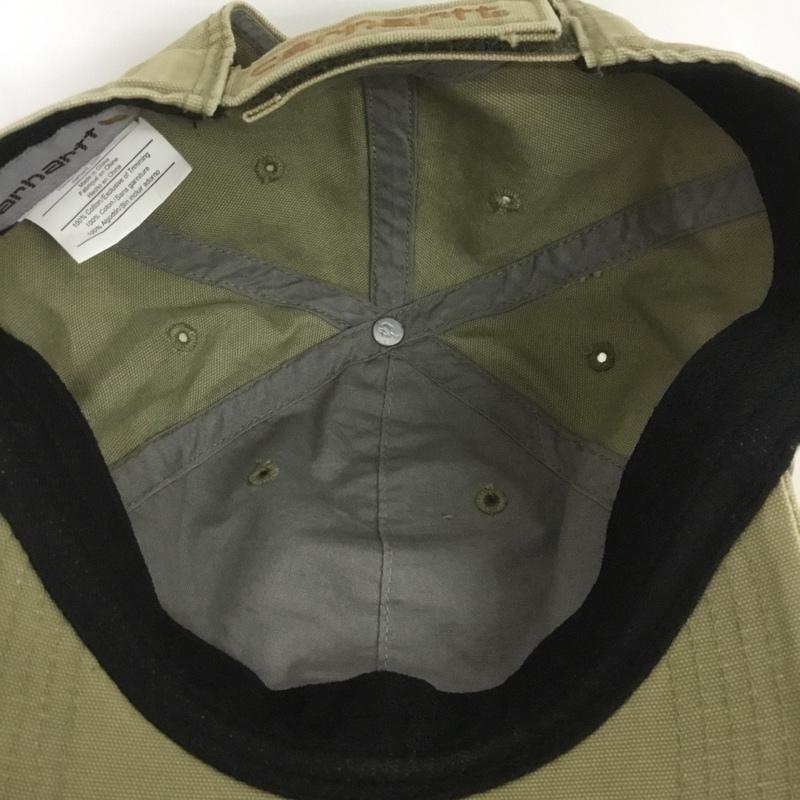 カーハート Carhartt 帽子 キャップ 100289 301 オデッサキャップ コットン ロゴ、文字 ベージュ / ベージュ /  メンズ USED 古着 中古 10127262