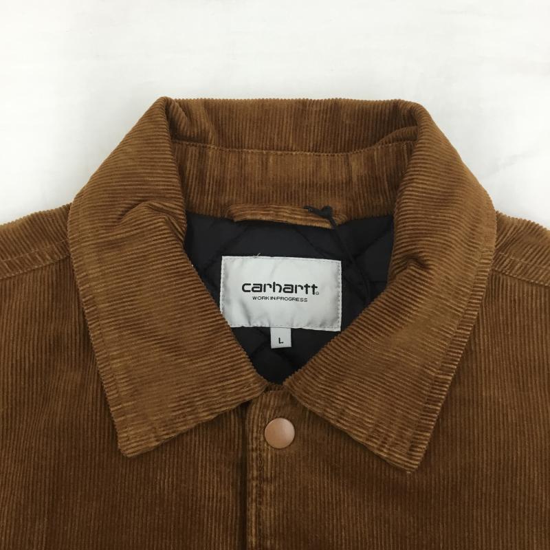 カーハート Carhartt ジャケット、上着 ジャンパー、ブルゾン RUGGED LETTERMANJACKET L ロゴ、文字 茶 / ブラウン /  メンズ USED 古着 中古 10127278