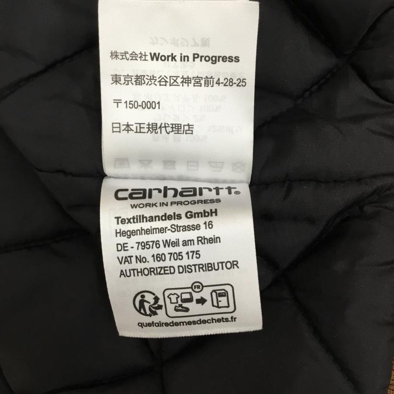 カーハート Carhartt ジャケット、上着 ジャンパー、ブルゾン RUGGED LETTERMANJACKET L ロゴ、文字 茶 / ブラウン /  メンズ USED 古着 中古 10127278