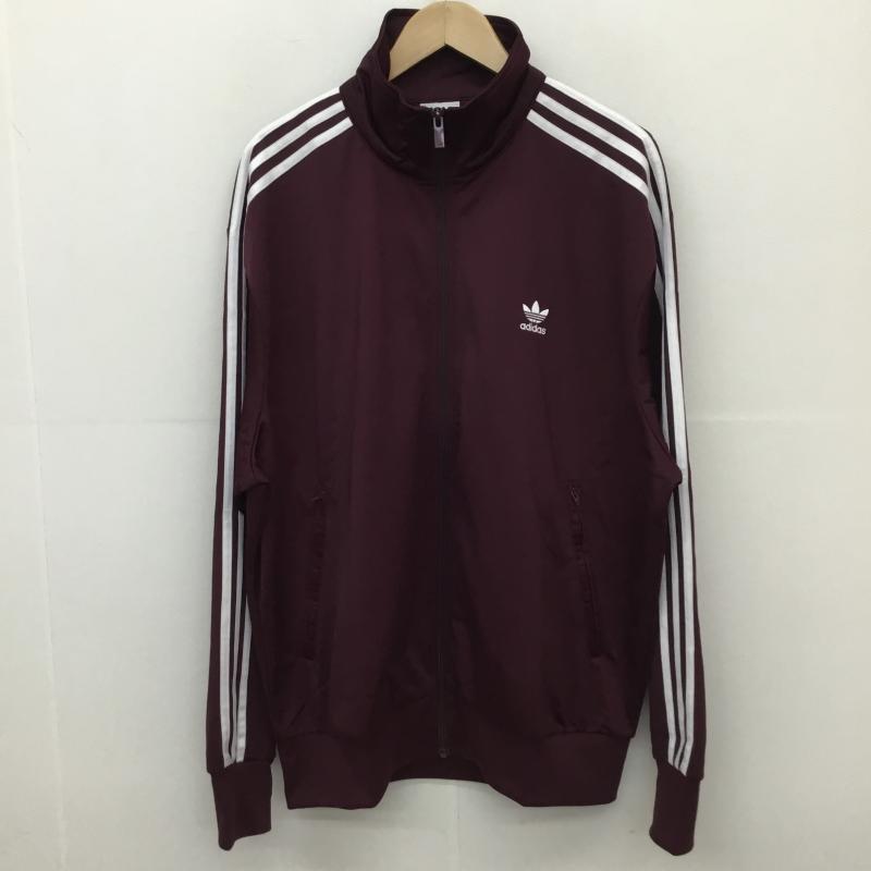 アディダス adidas ジャケット、上着 ジャケット、ブレザー アディカラー クラシックス ファイヤーバード トラックトップ トラックジャケット　IN4683 XXL ロゴ、文字 えんじ / ワインレッド /  メンズ USED 古着 中古 10127279